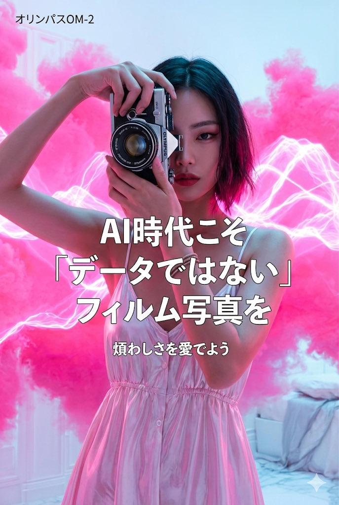 AI generated image for Modern Film Photography Poster: Olympus OM-2