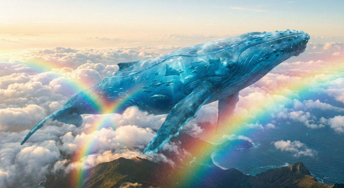 AI generated image for The Translucent Sea Whale in the Sky